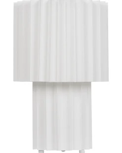 Bordlampe ALFEIOS Hør Hvid