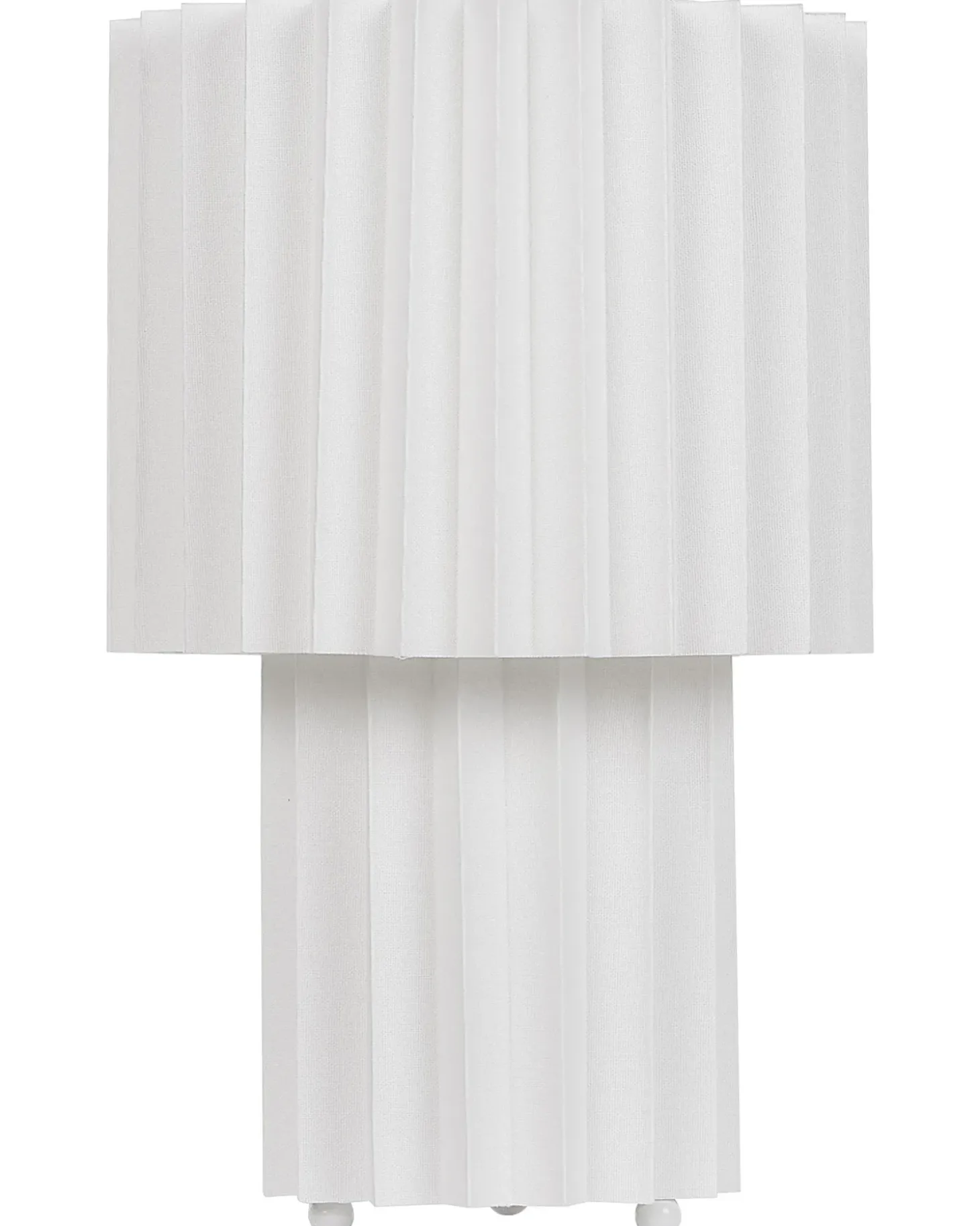 Bordlampe ALFEIOS Hør Hvid
