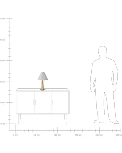 Bordlampe ALIGIDE Træ Naturlig