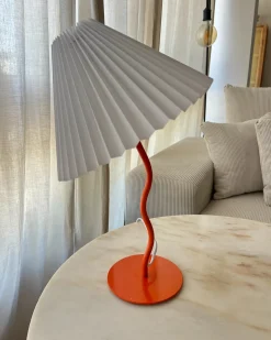 Bordlampe ALWERO Metal Orange
