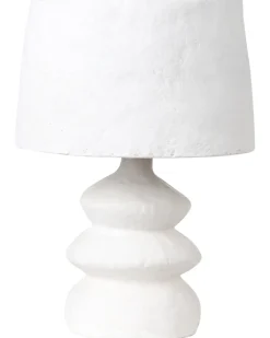 Bordlampe ARAPEY Papmaché Hvid