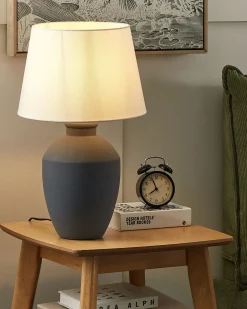 Bordlampe ARCOS Keramik Grå