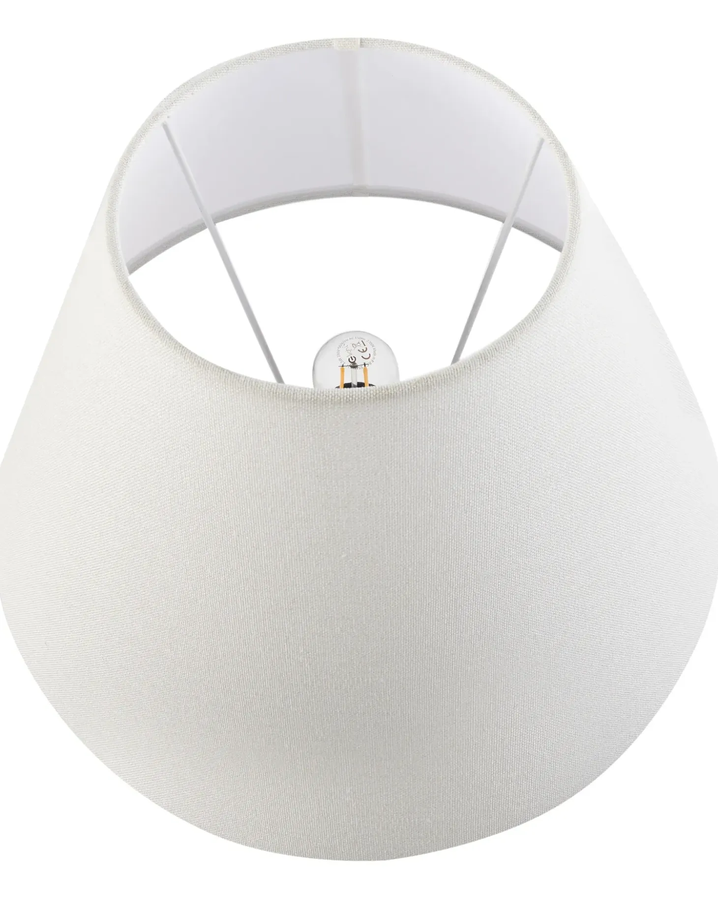 Bordlampe ARUNCA Porcelæn Hvid/blå