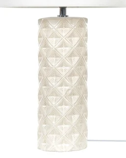 Bordlampe BALONNE Keramik Lys Beige