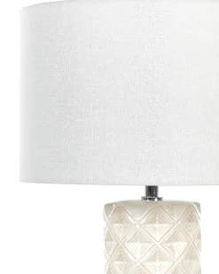 Bordlampe BALONNE Keramik Lys Beige