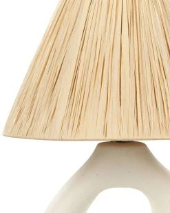 Bordlampe BARBAS Keramik Naturlig