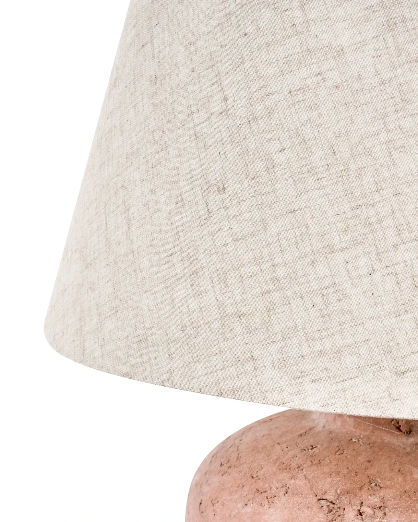 Bordlampe BARTON Keramik Brun