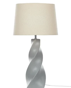 Bordlampe BELAYA Keramik Grå