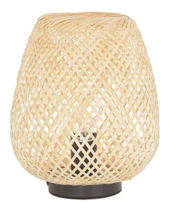 Bordlampe BOMU Bambus Lysebrun