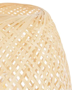 Bordlampe BOMU Bambus Lysebrun