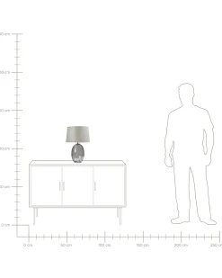 Bordlampe BONELLI Grå