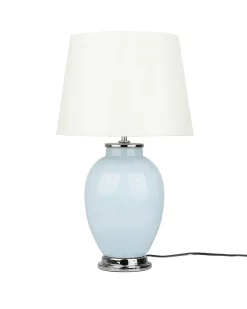 Bordlampe BRENTA Keramik Himmelblå