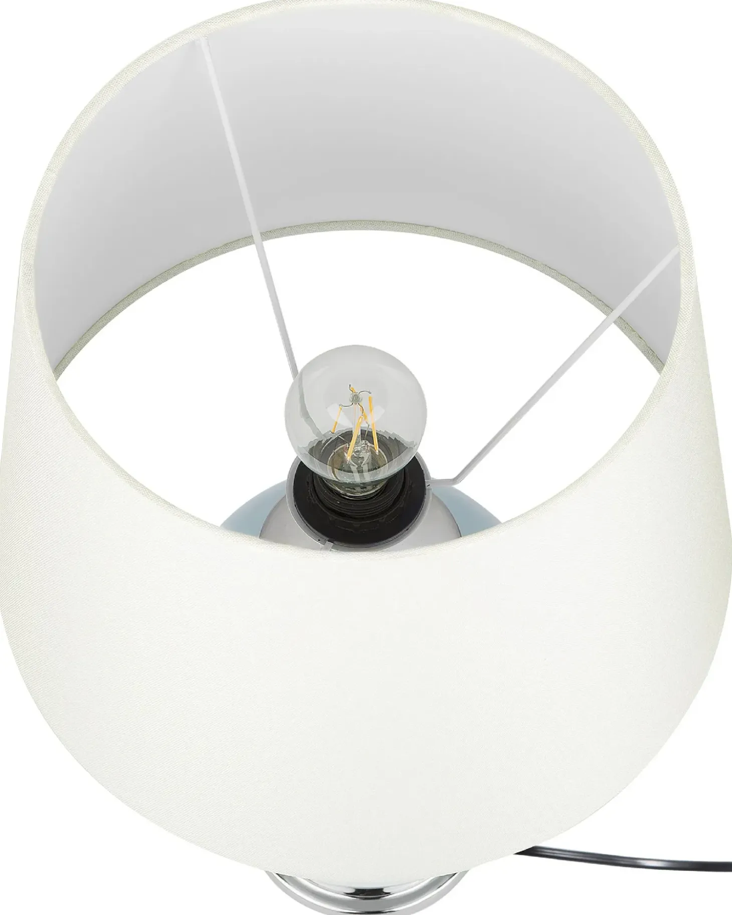Bordlampe BRENTA Keramik Himmelblå