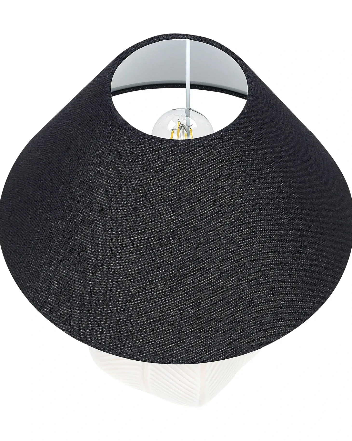 Bordlampe CADENA Keramik Beige
