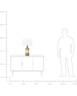 Bordlampe CALVAS Keramik Multifarvet