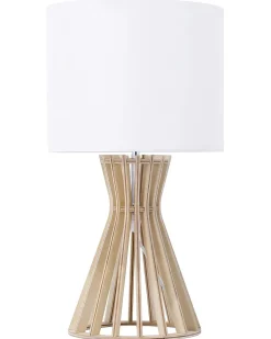 Bordlampe CARRION Brun/hvid