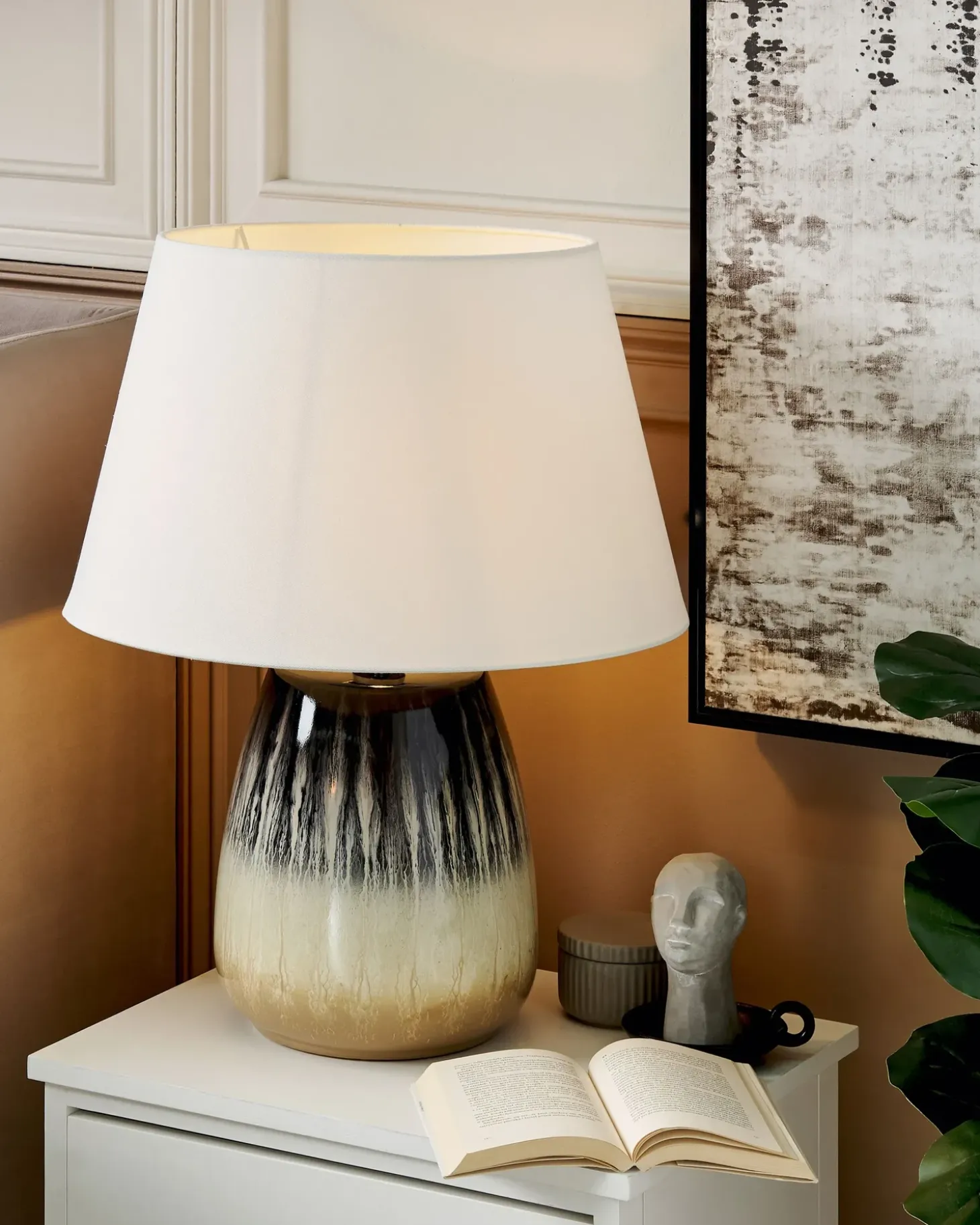 Bordlampe CIDRA Keramik Multifarvet