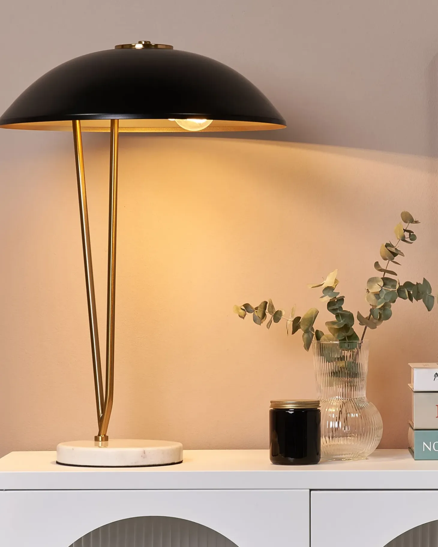 Bordlampe DANTO Metal Sort