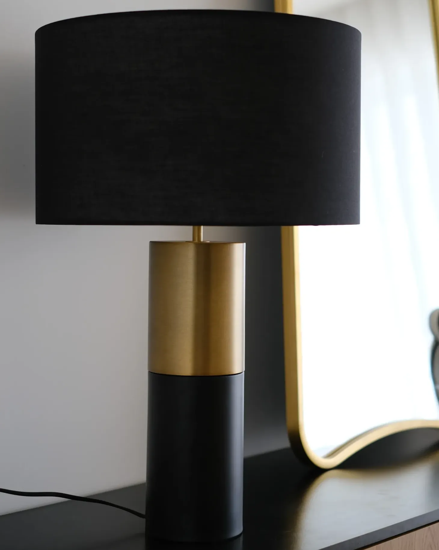 Bordlampe DARLING Metal Sort