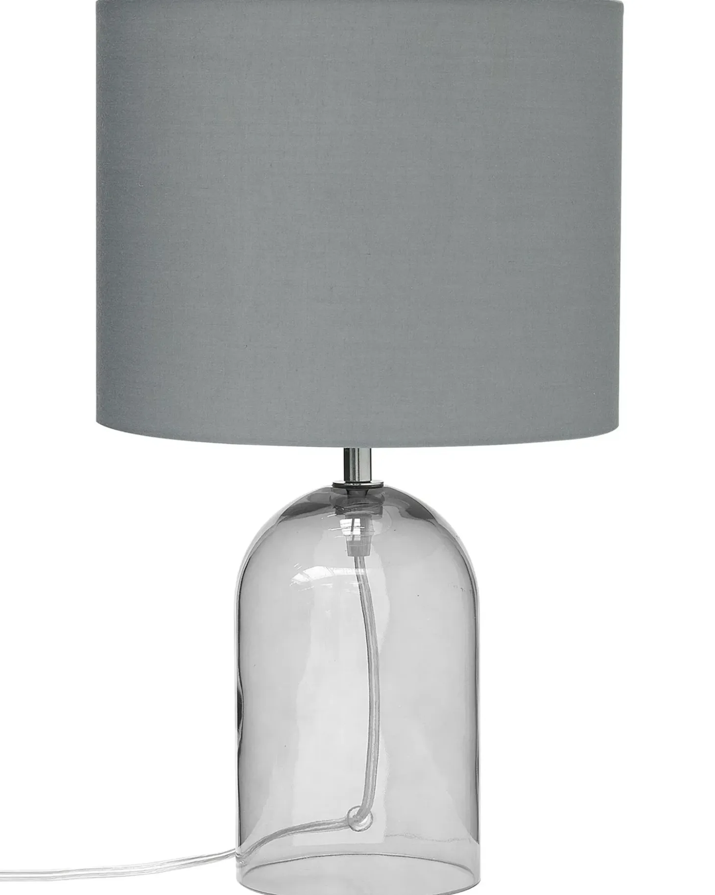 Bordlampe DEVOLL Glas Grå