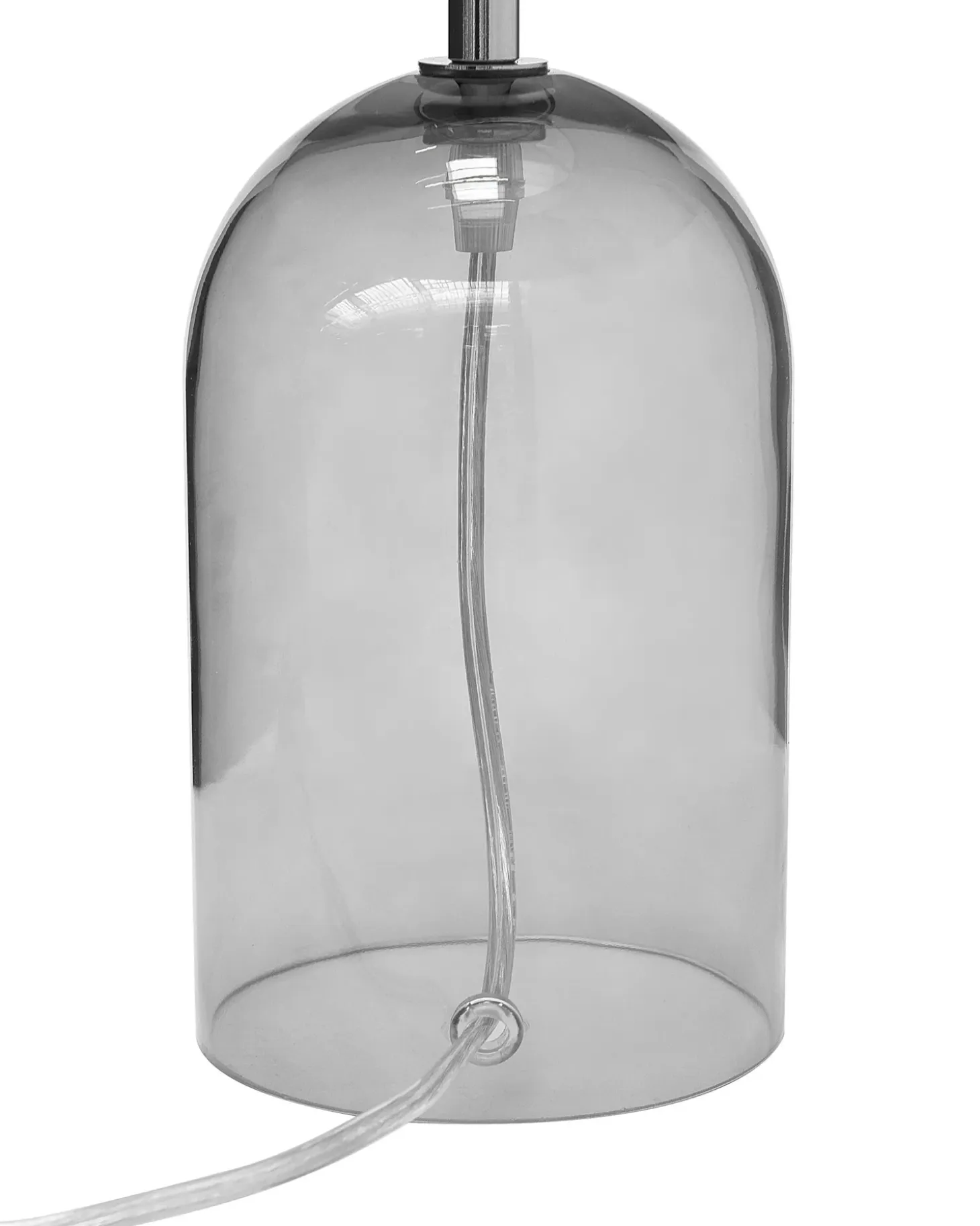 Bordlampe DEVOLL Glas Grå