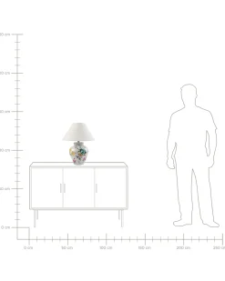 Bordlampe DIOGO Porcelæn Hvid