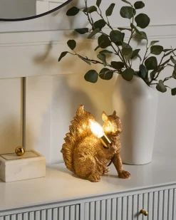 Bordlampe Egern PINOLI Guld