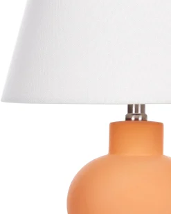 Bordlampe FABILOS Keramik Orange