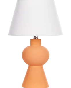 Bordlampe FABILOS Keramik Orange