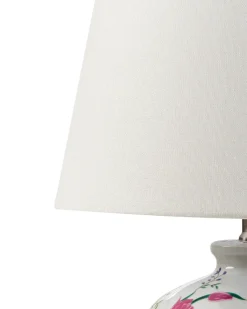 Bordlampe FEBROS Porcelæn Hvid