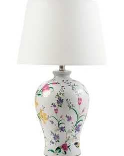 Bordlampe FEBROS Porcelæn Hvid