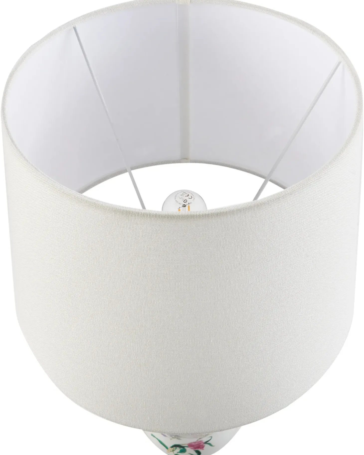 Bordlampe FEBROS Porcelæn Hvid