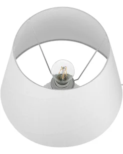 Bordlampe FERGUS Keramik Hvid