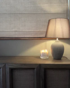 Bordlampe FERGUS Keramik Brun