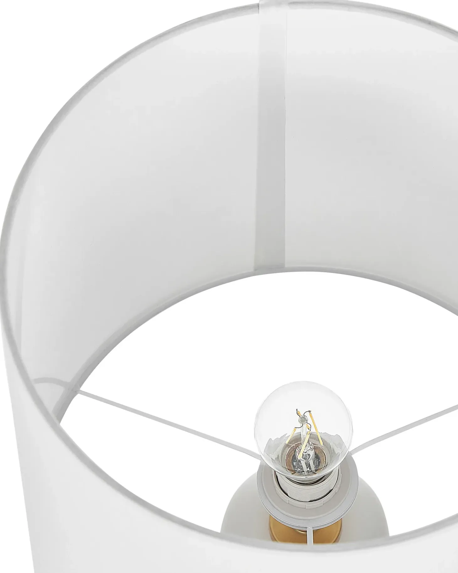 Bordlampe FRIO Metal Hvid