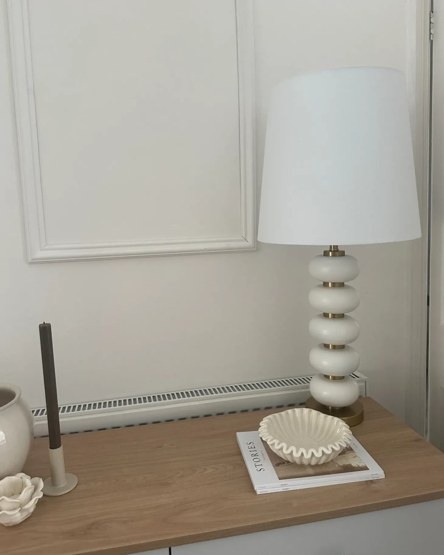 Bordlampe FRIO Metal Hvid