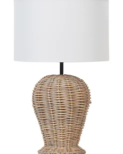 Bordlampe FURELOS Rattan Naturlig