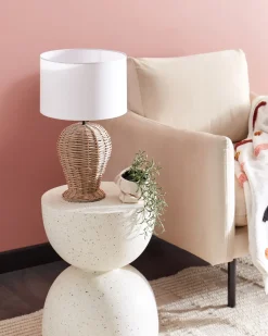 Bordlampe FURELOS Rattan Naturlig
