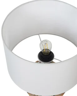 Bordlampe FURELOS Rattan Naturlig