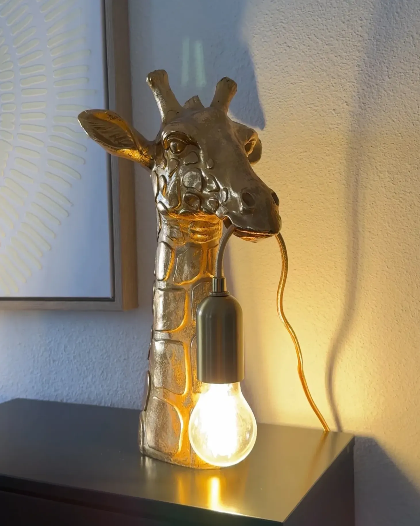 Bordlampe Giraf MALAIKA Guld