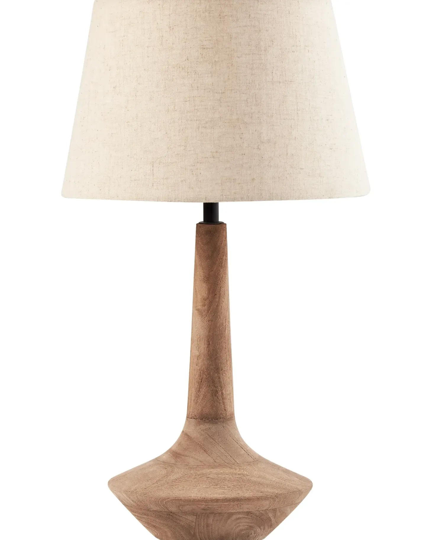 Bordlampe GODAWARI Mangotræ Mørkebrun