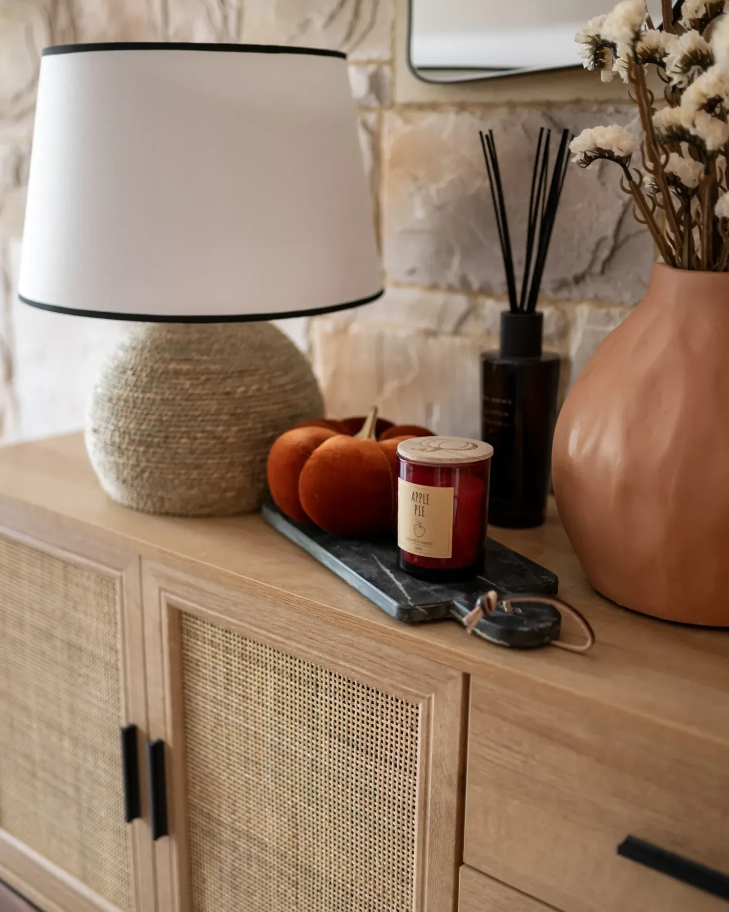 Bordlampe GROWEE Flet Naturlig