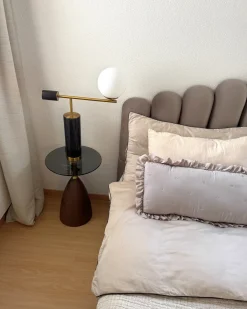 Bordlampe HONDO Sten Sort