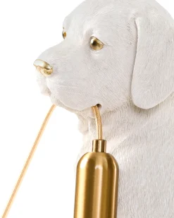 Bordlampe Hund LUCKY Hvid