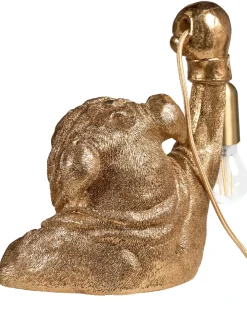 Bordlampe Hund MIKE Guld