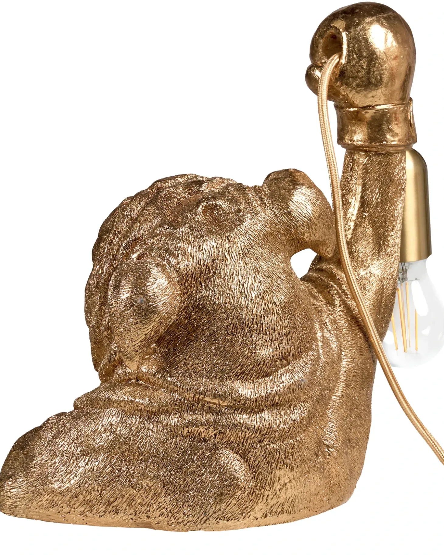 Bordlampe Hund MIKE Guld