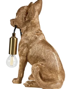 Bordlampe Hund ROCCO Guld