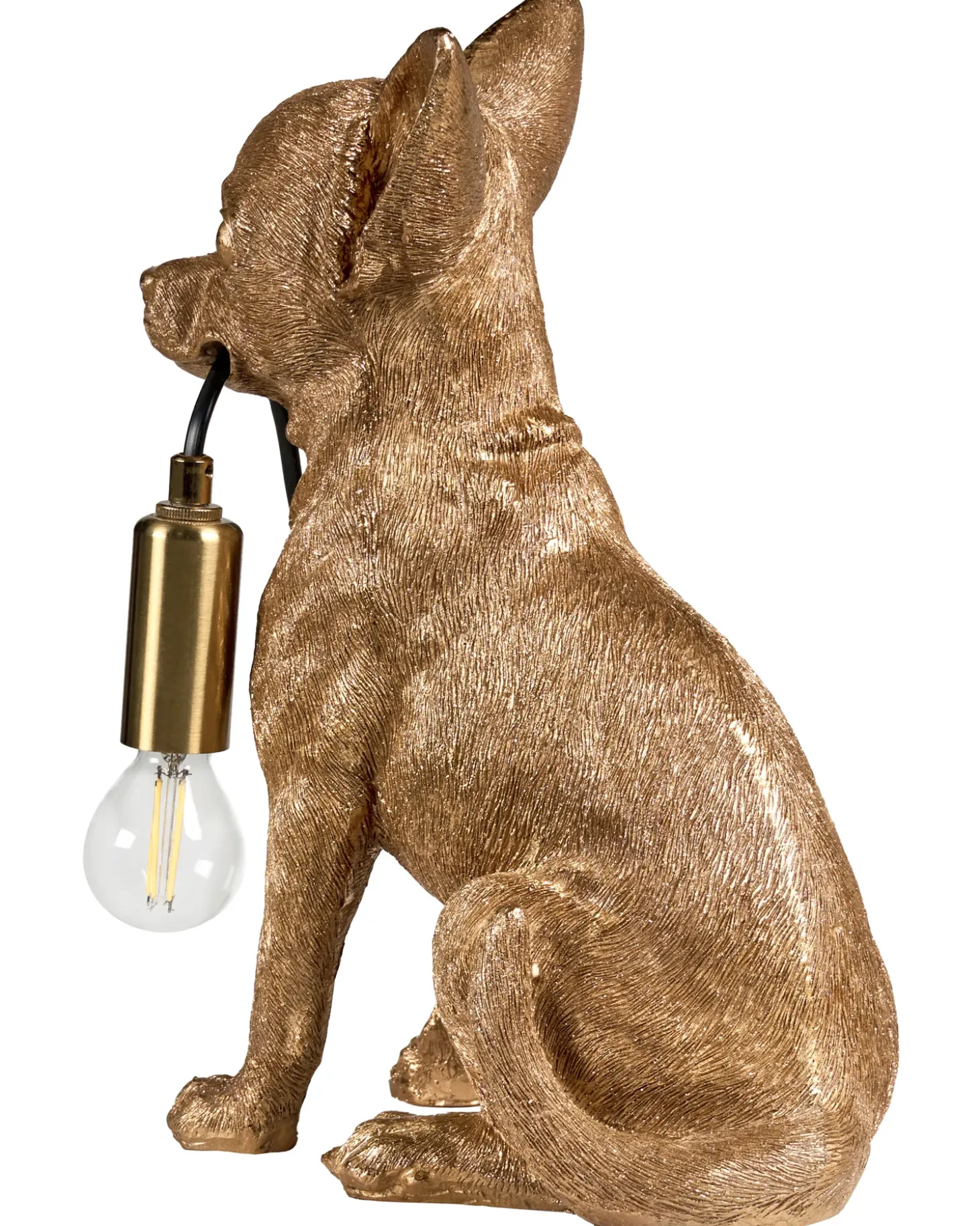 Bordlampe Hund ROCCO Guld