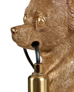Bordlampe Hund ROCCO Guld