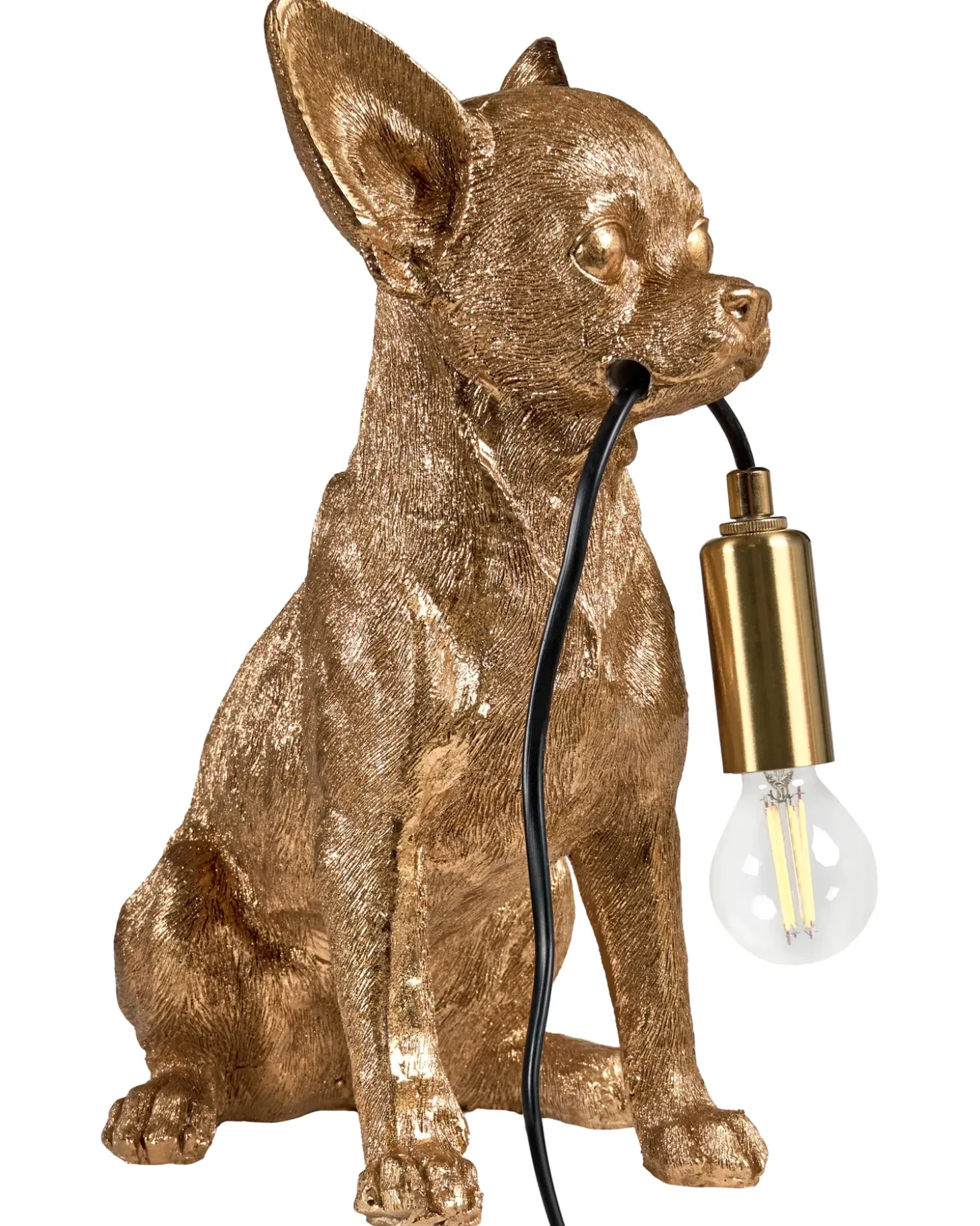 Bordlampe Hund ROCCO Guld